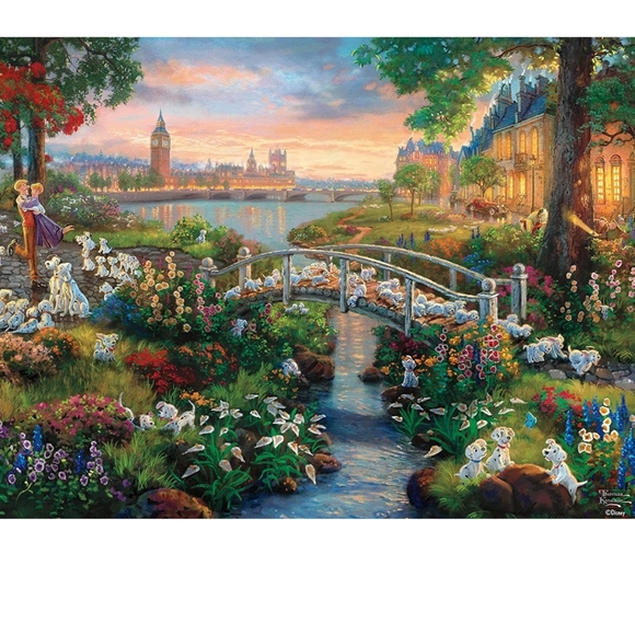 NEW CEACO THOMAS KINCAID THE DISNEY COLLECTION 101 DALMATIANS - Picture 2 of 7